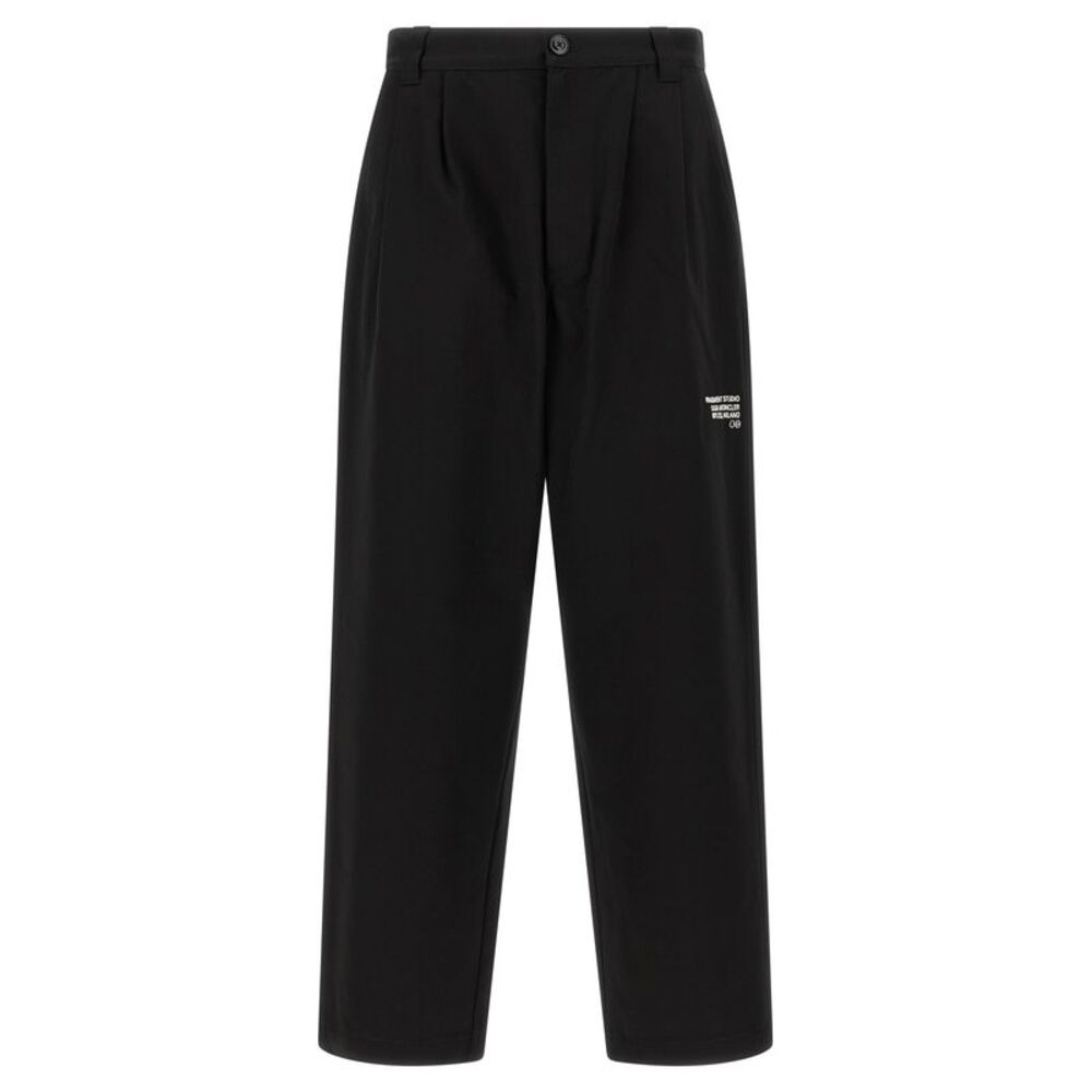 MONCLER GENIUS Black Cotton Casual Men's Pants